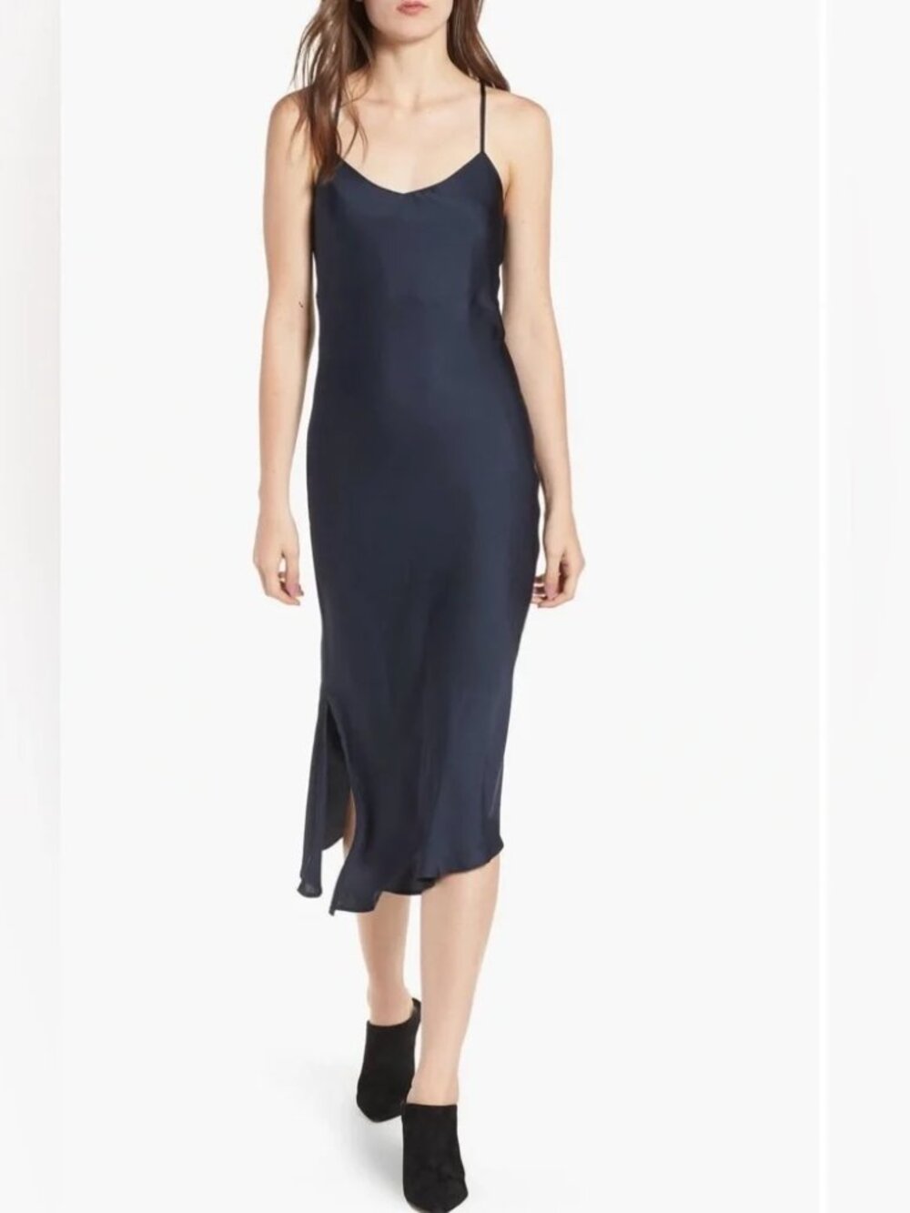 NWT AG Navy Slip Dress sz M
